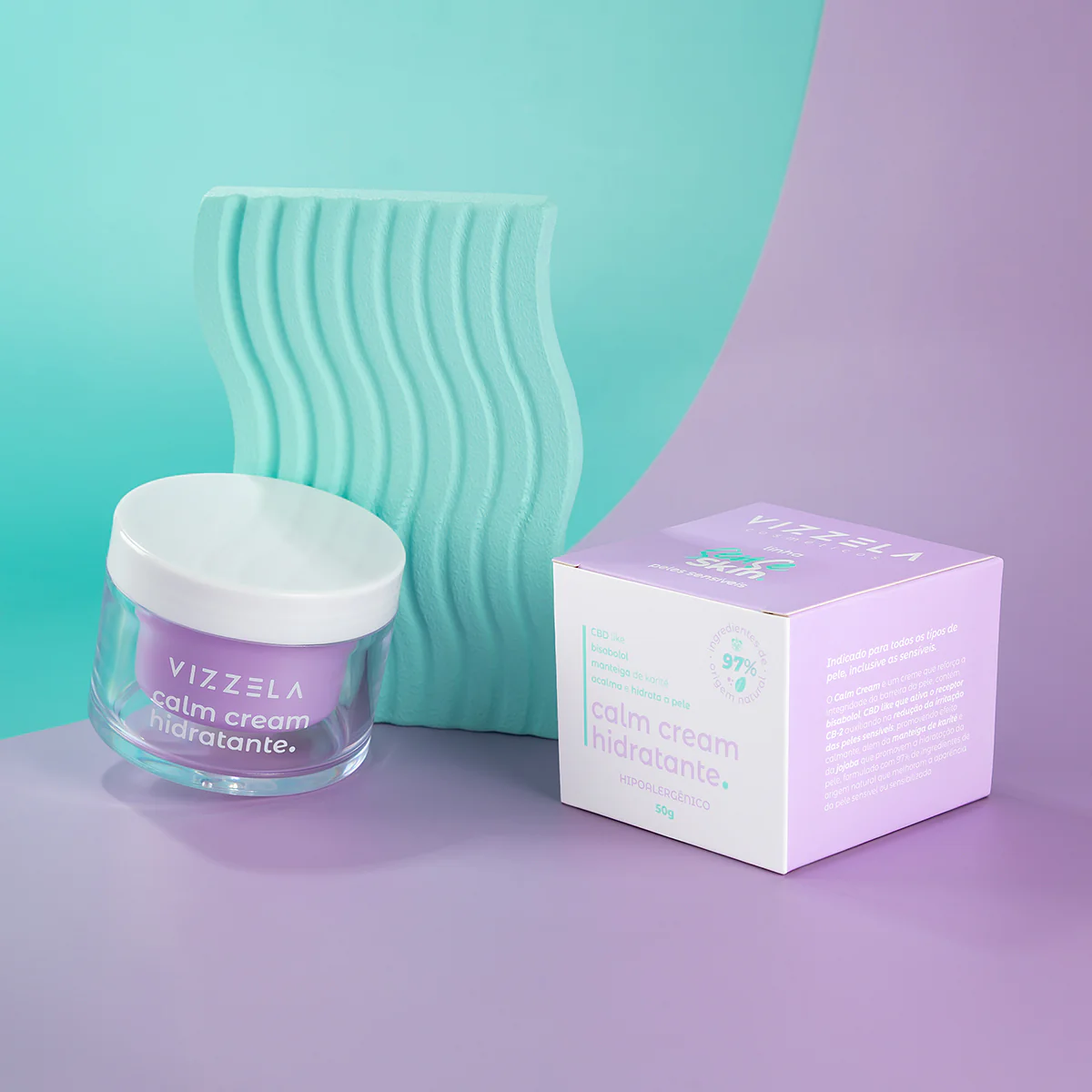 Hidratante Facial Cream Calm Sense Skin - Peles Sensíveis - Image 2
